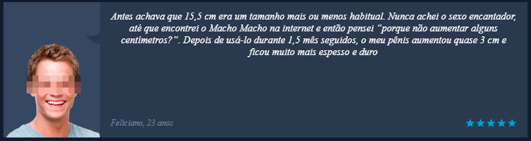 depoimento macho macho